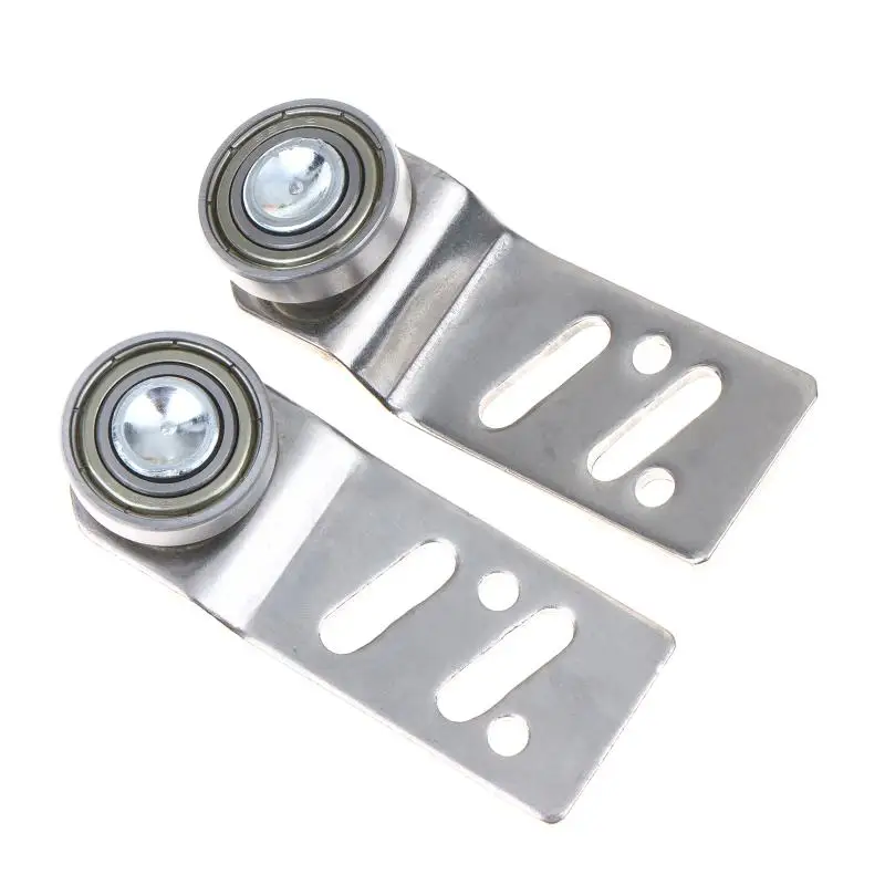 Stainless Steel Sliding Door Pulley Low Noise Ball Bearings Adjustable Runner for Wooden and Glass DoorHot