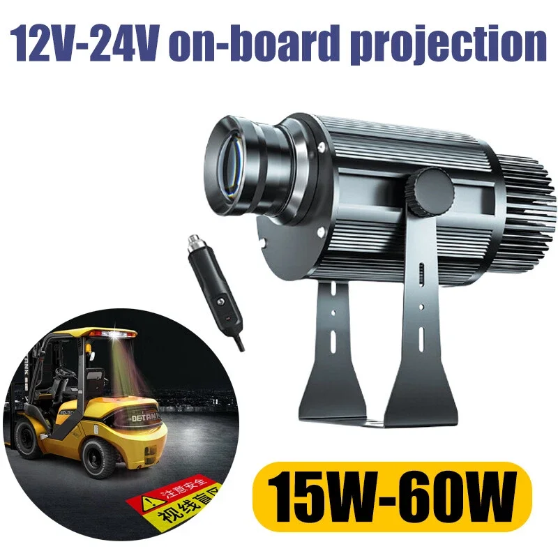 DC12V-48V Custom Vehicle-mount LED Logo GOBO Projector 15-60W For Cars Truck Advertising sign
