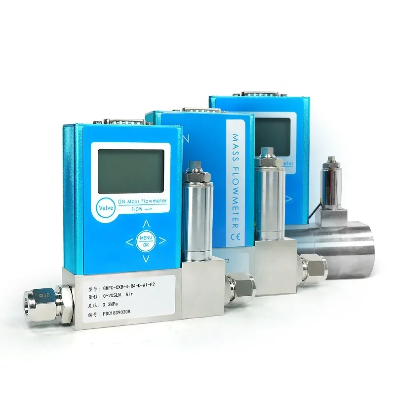 

High Accuracy Portable Ammonia Gas Air Hydrogen And LPG Flowmeter Digital Analog Gas Mass Flow Controller Flow Meter