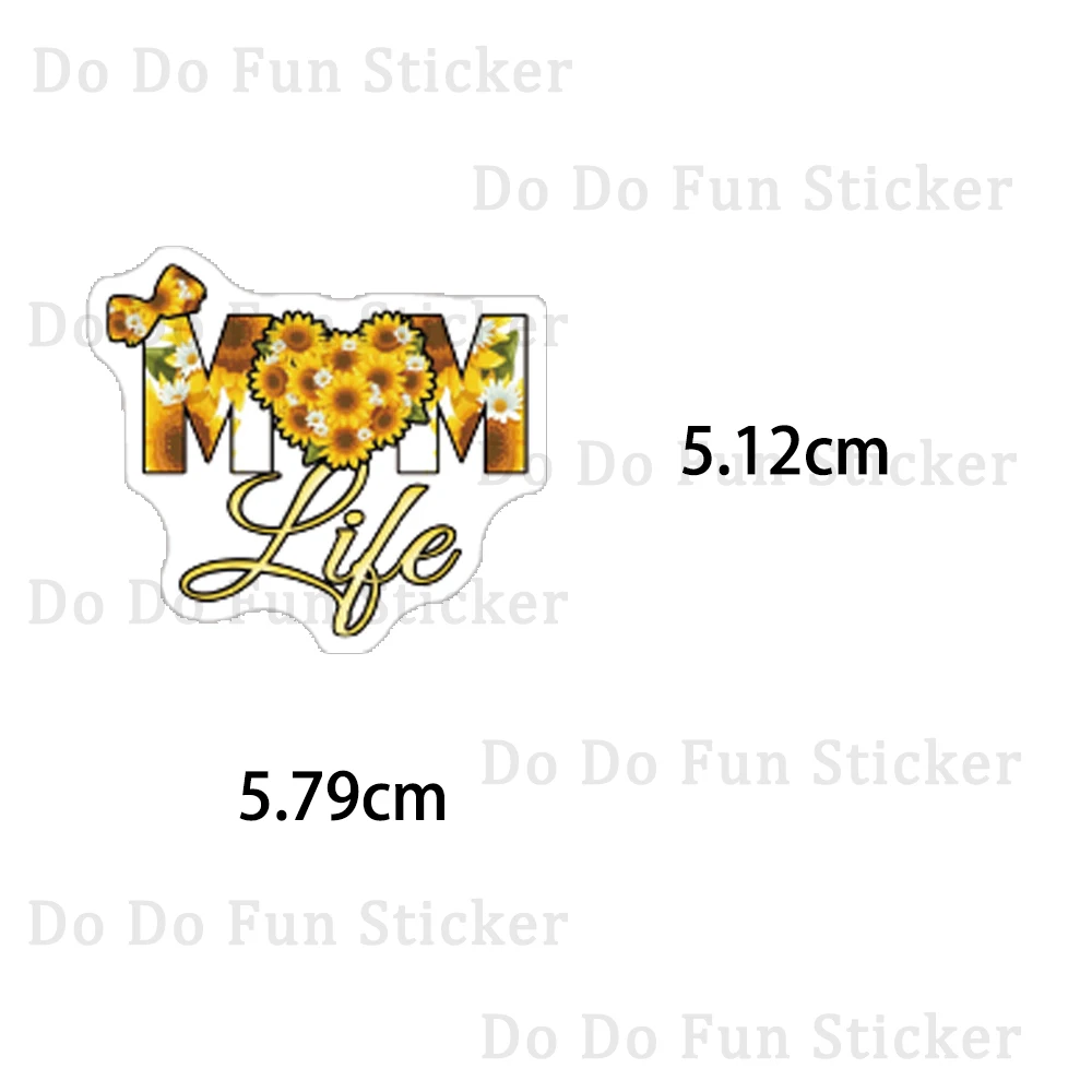 50 STKS Mode en Gepersonaliseerde Moeder Leven Cartoon Creatieve Graffiti Stickers Kleurrijke Kunst Regenboog Stijl Trend DIY Telefoon Case Cup