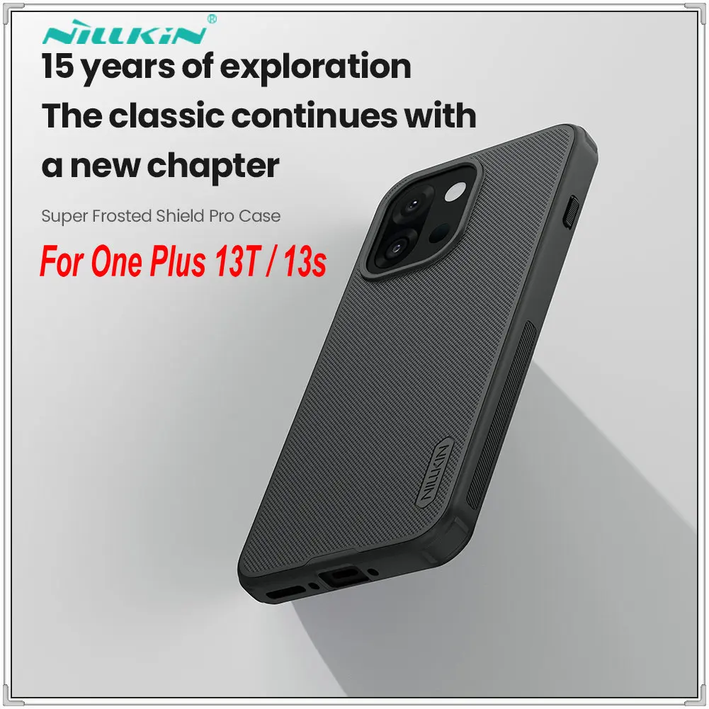 Para OnePlus 13T 13S Funda Original NILLKIN Frosted Shield Pro cubierta trasera mate para OnePlus 13S 13T Fundas de teléfono Funda