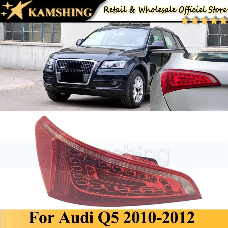 

Kamshing Car Rear Bumper Taillights taillamps For Audi Q5 2010 2011 2012 Rear Tail light Tail lamp Brake Light