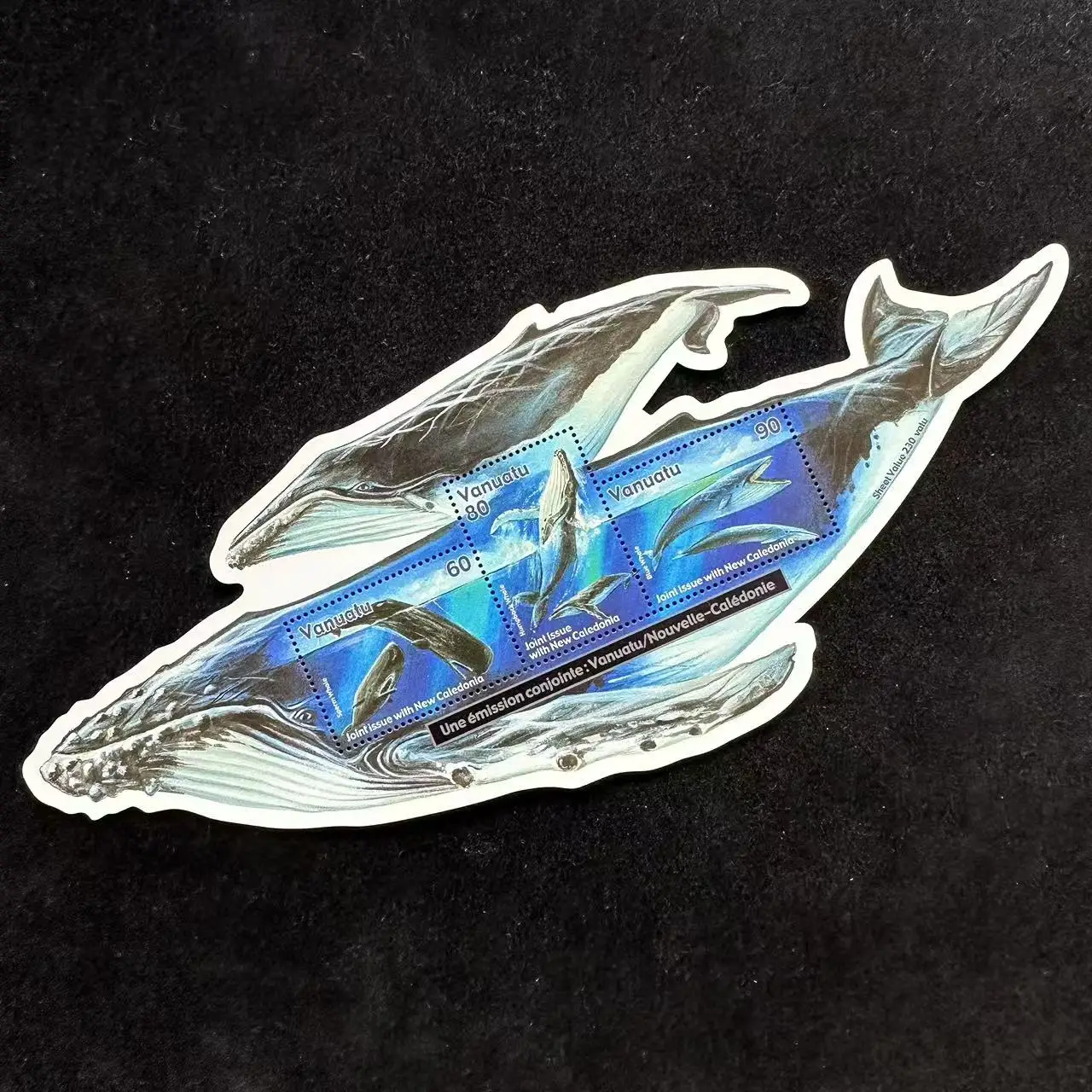 Vanuatu Post Stamps 2001 New Caledonia Blue Whale Sperm Whale Alien Sheet 3 New Collectible Postage Stamps Scarpbooking Material