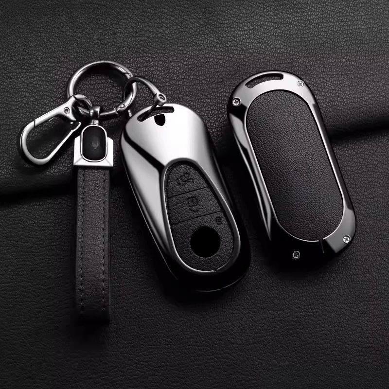 

For Mercedes Benz key protection case 24 models e300l high-end c260l men's glc bag a200l buckle glb car gle shell