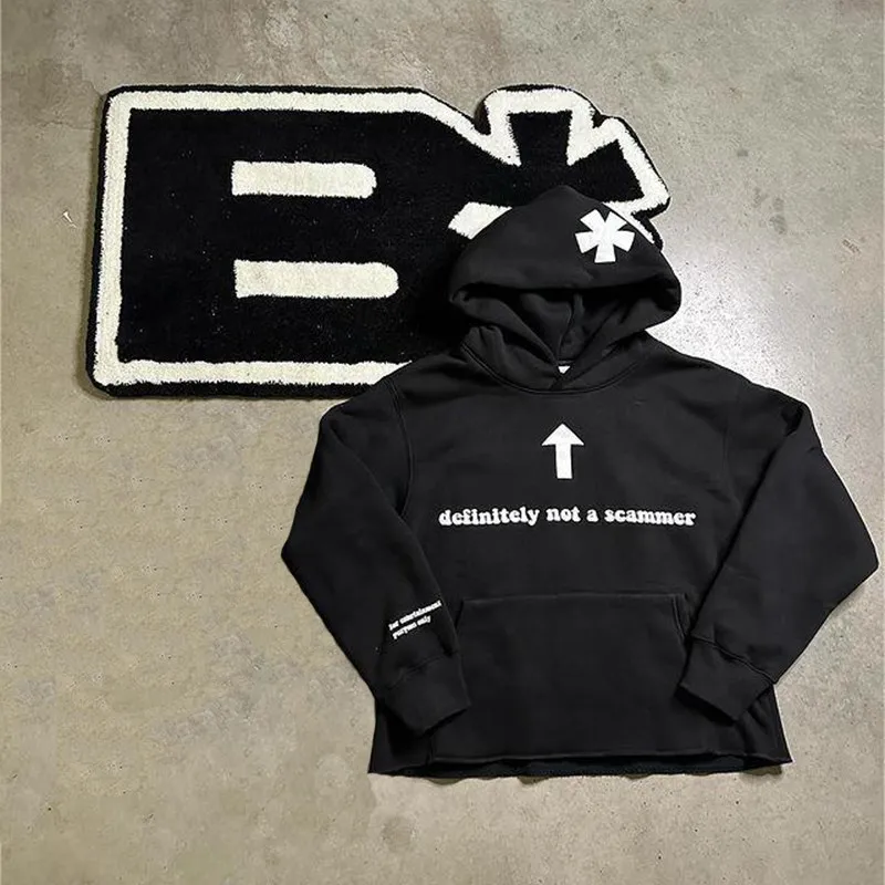 Women Men Streetwear Hoodie Y2K Sweatshirt Hip Hop Letter Graphic Print Oversized Pullover Harajuku Gothic Jacket Coats Clothes