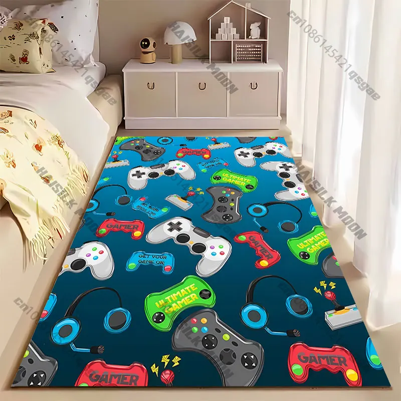 Gaming equipment and gamer theme carpet Yoga living room room decor children's crawling mat doormat area rug games mat