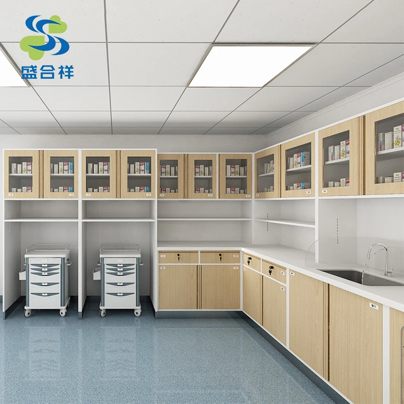 

custom.Steel Contemporary Hospital Treatment Cabinet-Durable Easy Clean Multifunction Dining Hospital School Worksh