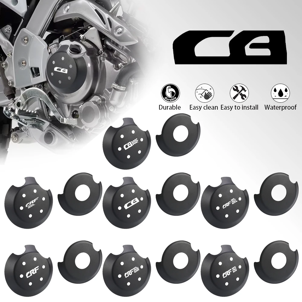 FOR HONDA CRF 300L 250L 300LS 250M Rally ABS 2013 2023 2024 2025 Motorcycle Engine Ignition Clutch Case Cover Guard set CB300F 