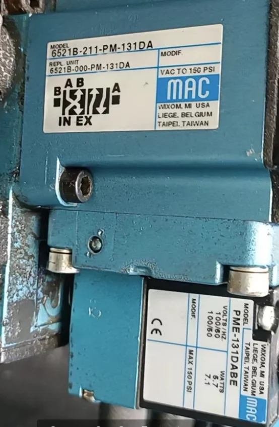 

MAC Solenoid Valve 6521B-221-PM-131DA Original Genuine Postage Order.