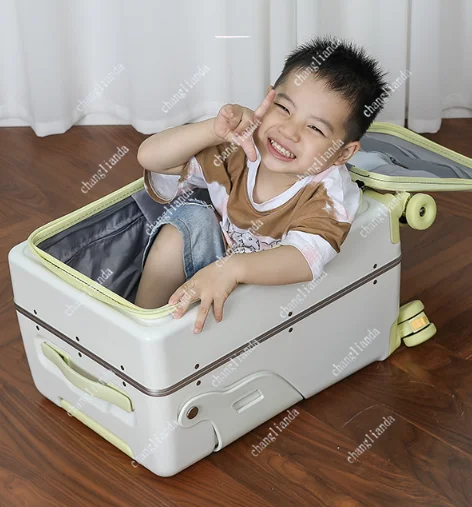 Newly Designed Children's Luggage Luggage 20-Inch Computer Carry-on Luggage with Seat