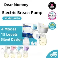 Portable Electric Breast Pump 4 Modes 15 Levels Silent Portable Milk Extractor Automatic Milker Comfort Breastfeeding BPA Free
