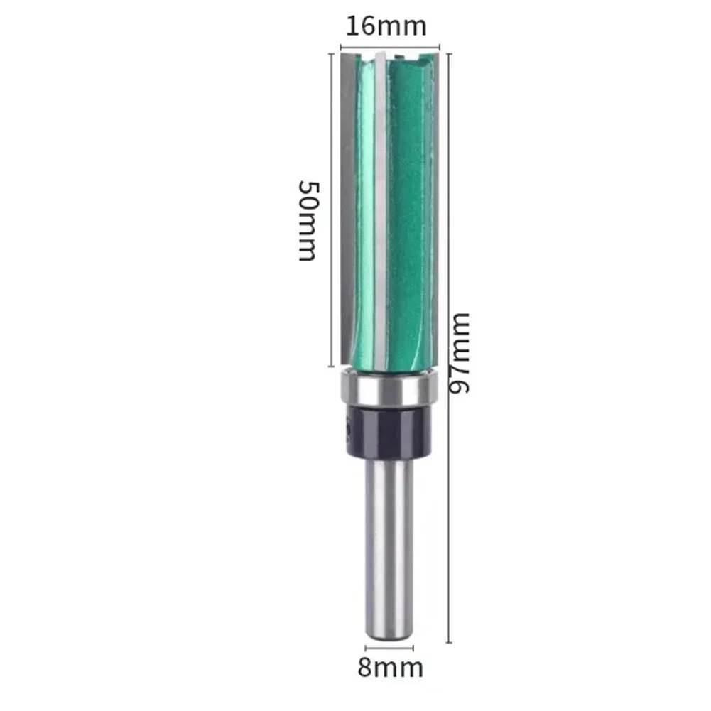 45 # Steel Router Bit Shank Peças, Ferramenta de corte, Acessórios para madeira, Quatro lâminas, 8mm, 12mm, Brand New