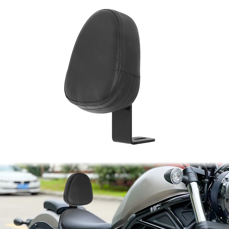 

Motorcycle Detachable Driver Backrest Front Rider Sissy Bar Cushions Luggage Rack Parts For Honda Rebel CMX300 CMX500 2017-2022