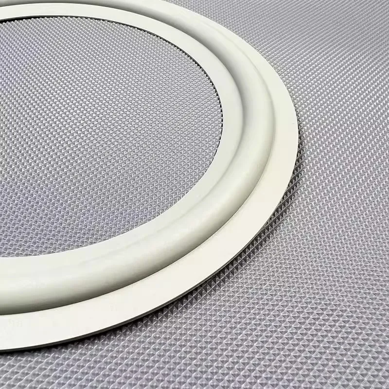 2x6.5 "/7"/8 "بوصة المتكلم المطاط مطوية حافة حلقة مكبر الصوت إصلاح الجانب المحيطي دائرة استبدال أجزاء 153 مللي متر-195 مللي متر/6.02 "-7.68"