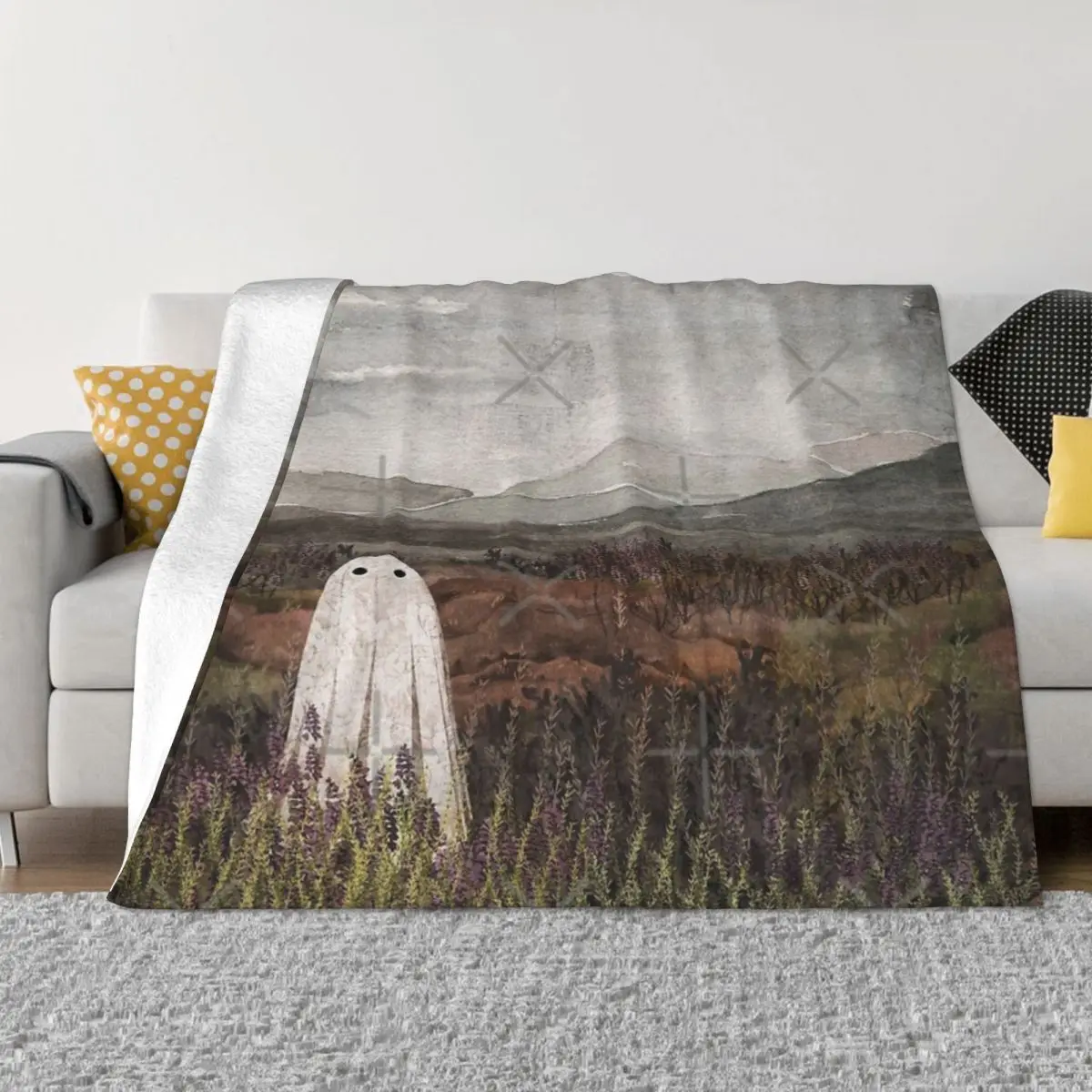 Heather Ghost Anime Bed Blanket Throw Blanket Home And Decoration Throw Blanket