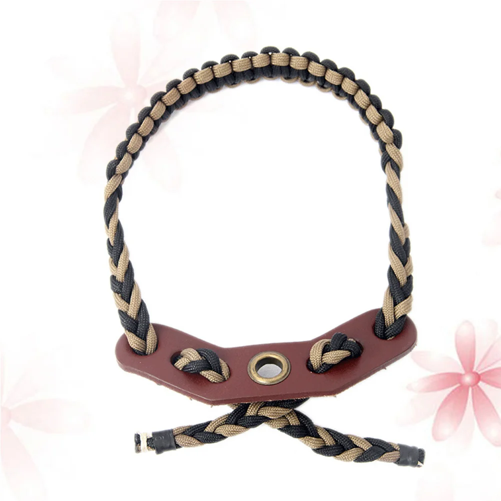 

Archery Compound Bow Wrist Sling Strap Adjustable Braided Cord for Hunting Target Practice Sport Archery Compound Bow Strap