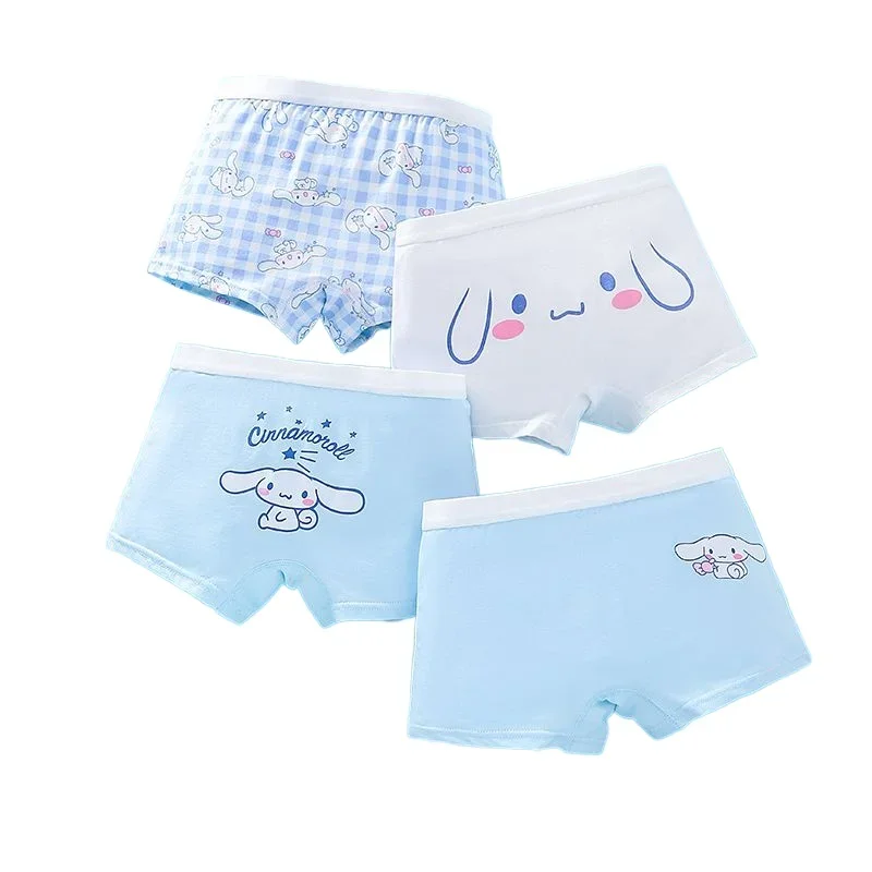 Cartoon character kuromi Cinnamoroll Sanrio children\'s cute cotton underwear girls kawaii cotton boxer shorts new wholesale