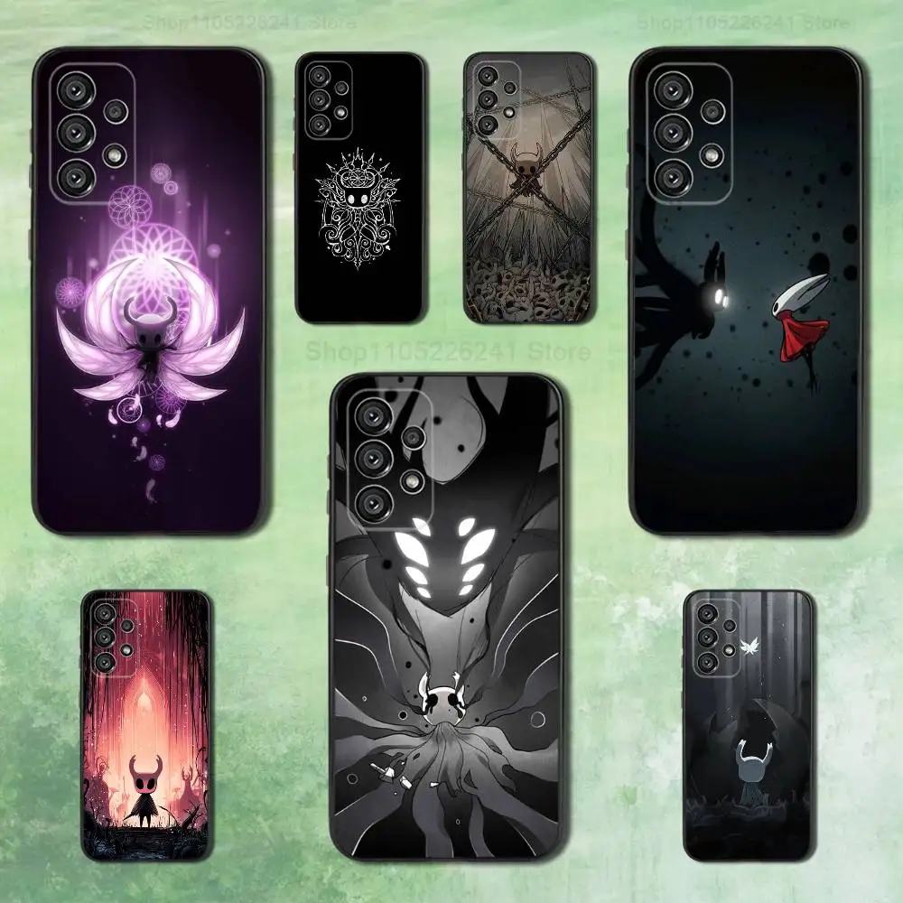 Etui na telefon Cool H-Hollows K-Knight Game z miękkiego czarnego silikonu do Samsung Galaxy A53,31,52,72,41,22,73,32,71,Note,J7,8,9,5G