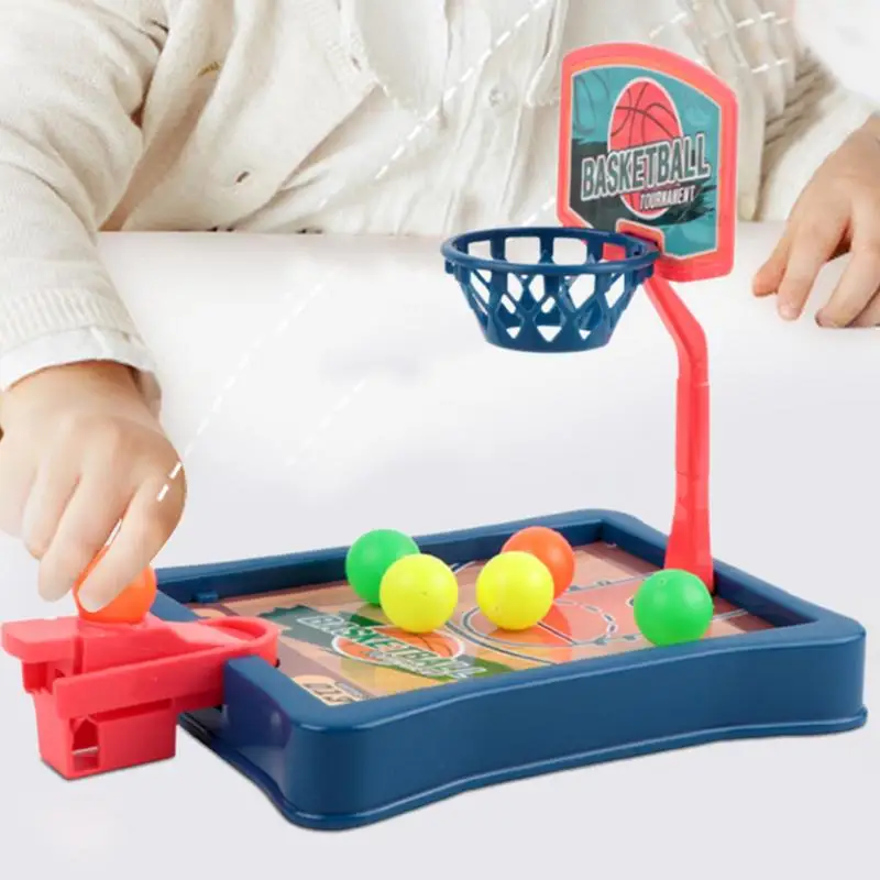 Basketball Desk Games Basketball Hoop Set Educational Tabletop Game Skill Development Family Games Perfect Party Favors &