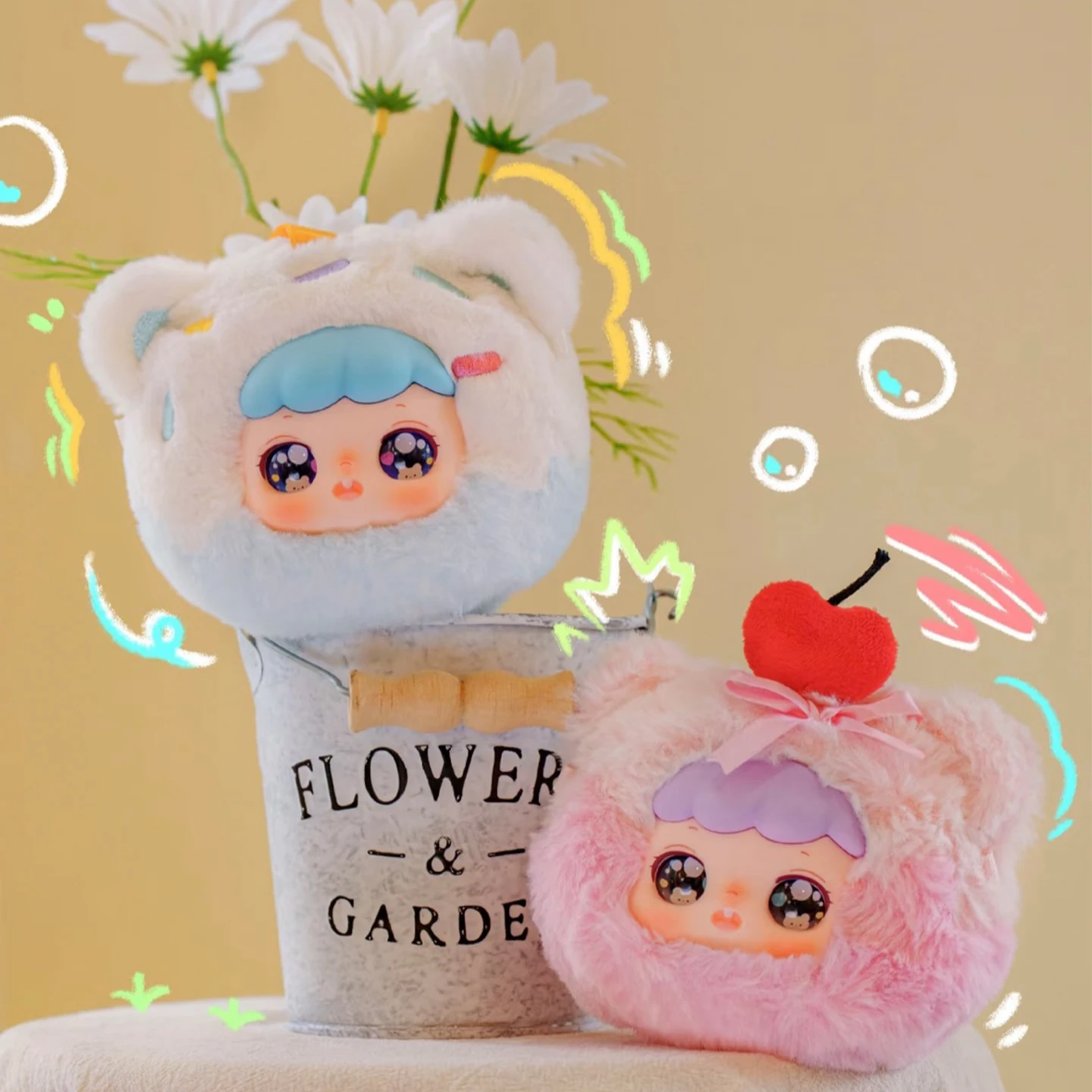 

Новая Nina What Will Nina Eat Today Series Модная слепая коробка Симпатичная виниловая подвеска для лица Игрушка Сумка Подвеска Kawaii Подарок для детей Игрушка