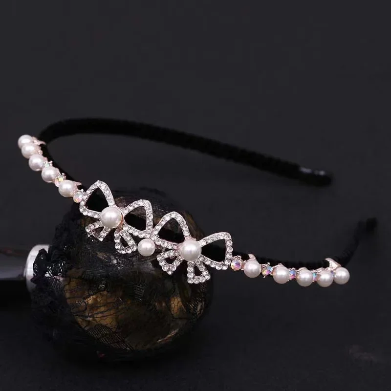 

Gem Crystal Headbands For Women Girl Rhinestone Diamond Butterfly Hair Accessories Flower Girls Hairbands QH116