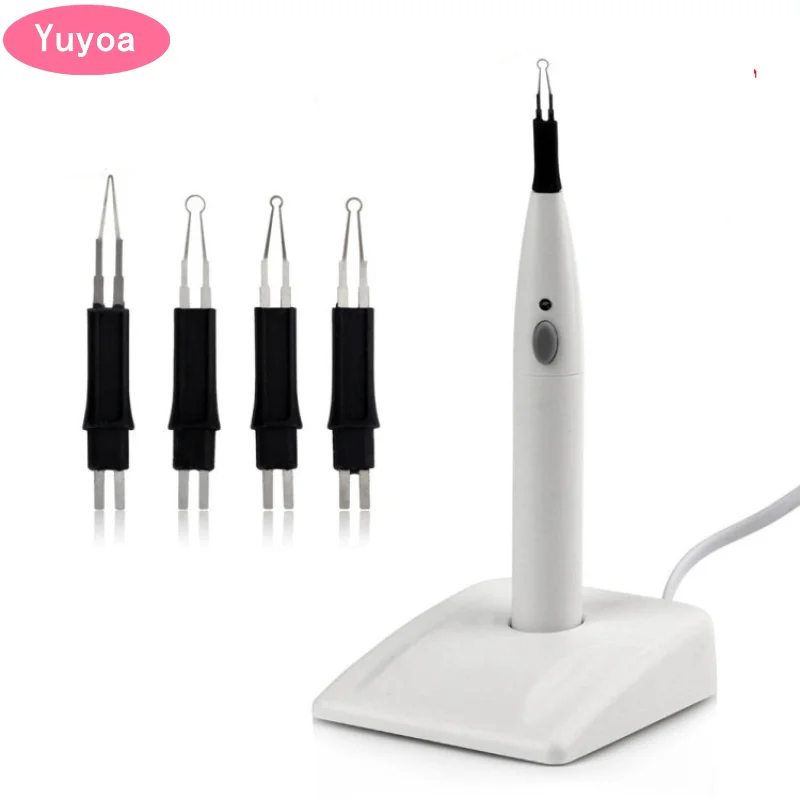 Dental Gutta Percha Cutter with 4Tips Endo Gutta Teeth Whitening Gutta Percha Dissolved Breaker Dentist Tools