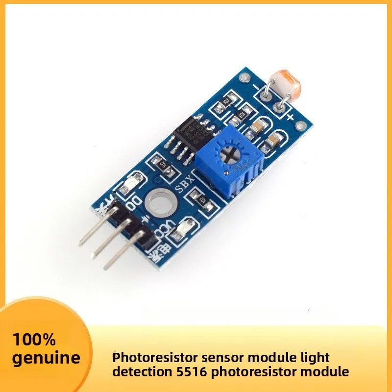 Light Sensitive Resistor Sensor Module 5516 Photoresistor for Light Detection