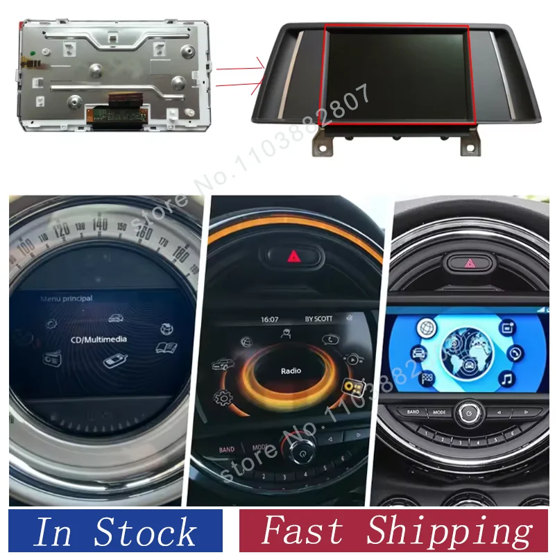 

6.5 Inch LCD Display Screen BM 9317941 04 X 9322123 8798222 8803369 For BMW CID65 F56 L6 Car GPS Navigation Radio LCD Screen