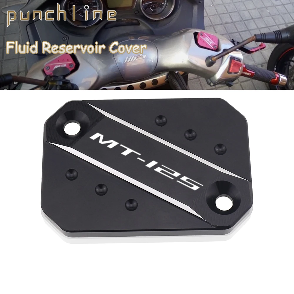 

Fit YZF R125 YZF-R125 2014-2021 For MT-125 MT 125 2016-2021 front brake Fluid Cylinder Master Reservoir Cover Cap