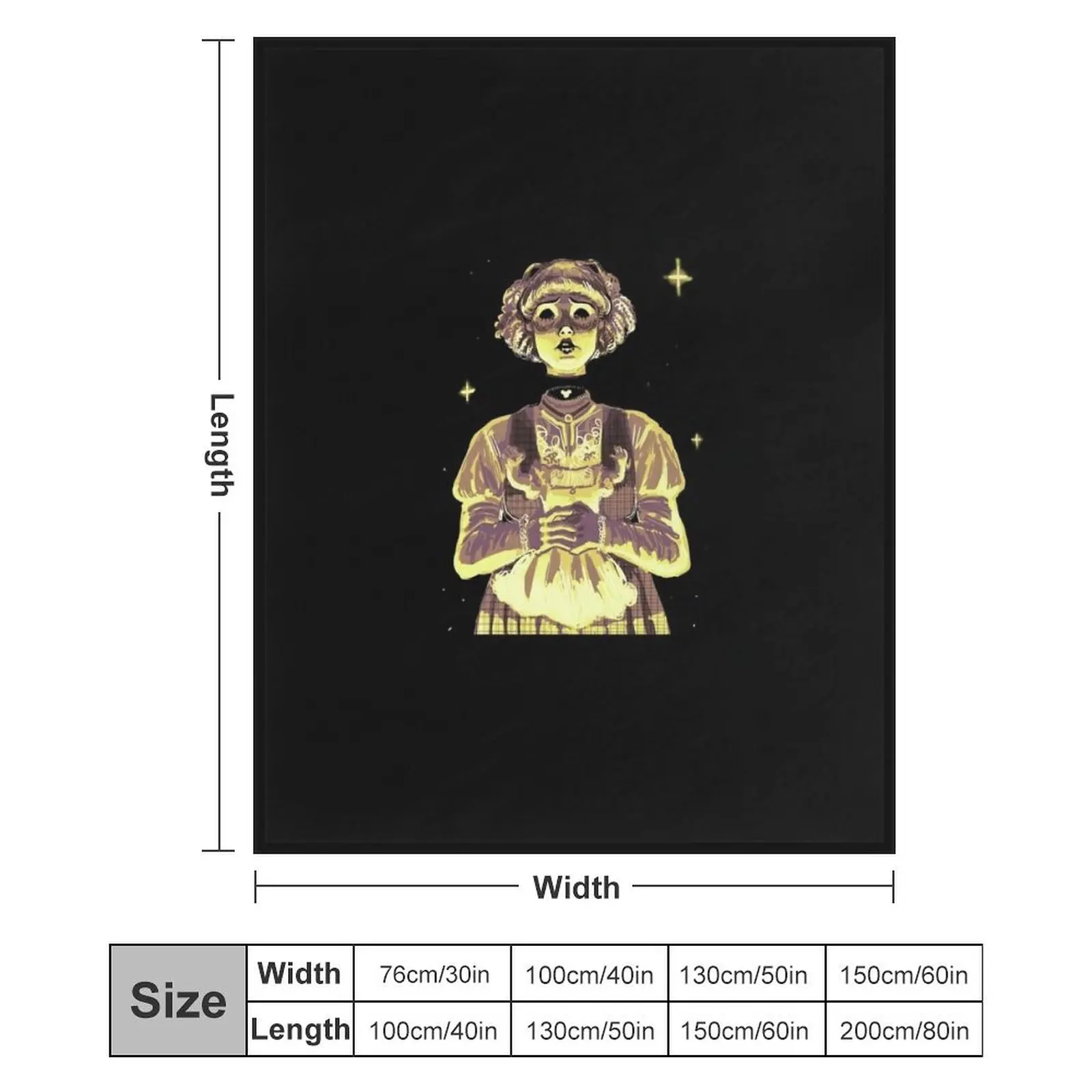 Jane Doe Ride The Cyclone, Selimut Lembut Motif Musik Ride The Cyclone untuk Sofa dan Tempat Tidur