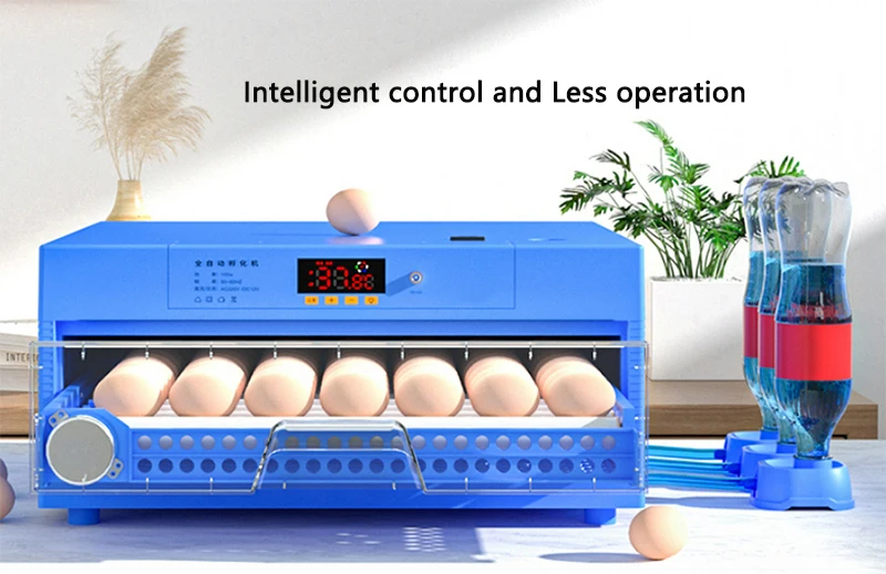 Intelligent incubator Egg hatching 12/16/24pcs Small household Full-automatic incubator For chicken/duck/goose/pigeon/quail