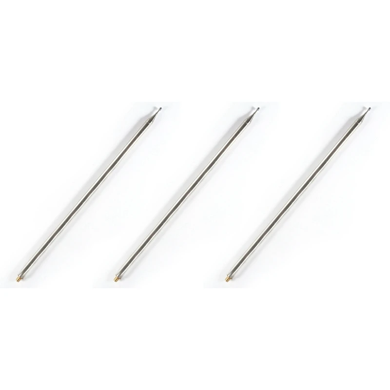 

3Pcs 5.6M 201 Stainless Steel Whip Antenna Pull Rod For HF Radio Positive V Antenna GP Antenna DIY M10