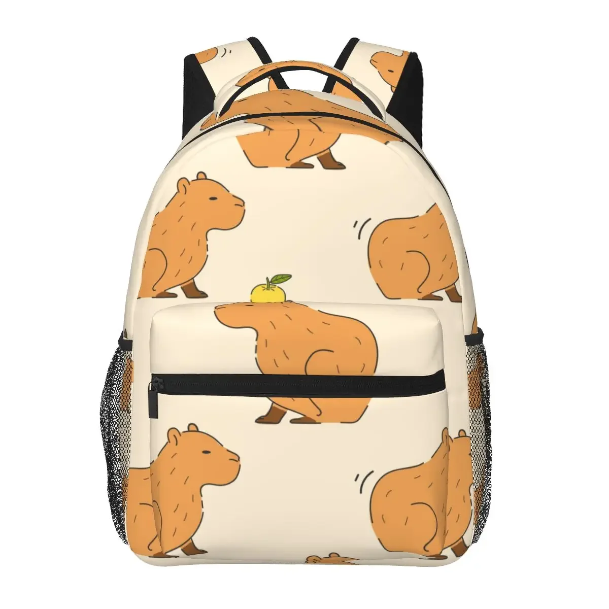 Cute Capybaras Backpack Women Men Large Capacity Backpack Outdoor Travel Bag Casual Backpack