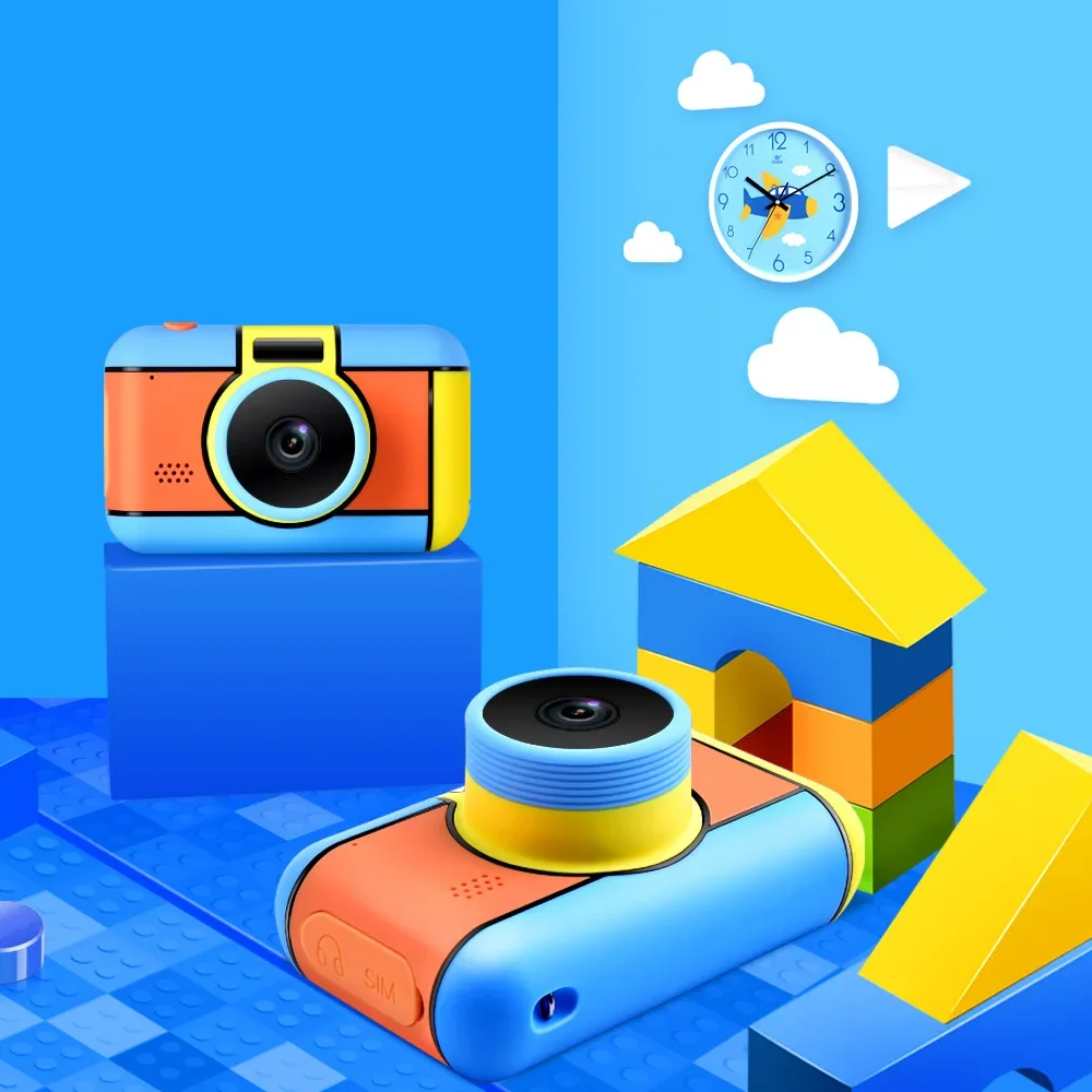 Children's camera high definition 2.4 inch 3200w pixel dual camera digital camera