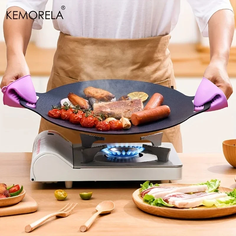 Outdoor-Grill pfanne koreanische Roastig Bratpfanne Antihaft-Grill platte Induktion sherd Grill Backblech Camping Küche Back geschirr