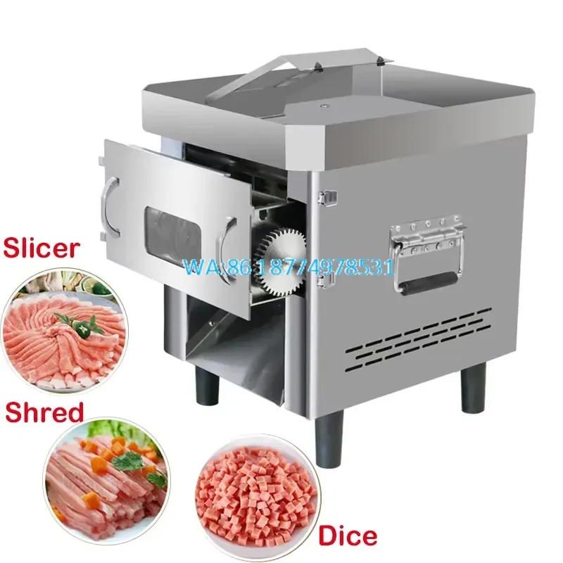 Wmwmnu Meat Slicer Adjustable Frozen Meat Slicer for Home Kitchen Use Manual Food Cutter Thin Slice Beef Lamb Pork