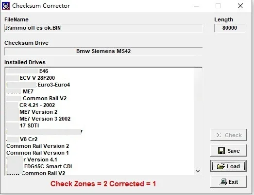 ECU Checksum Correction Software for ECU Bin. File Checksum Corrector Work with KESS KTAG MPPS More Tool for Volvo for BMW view 4