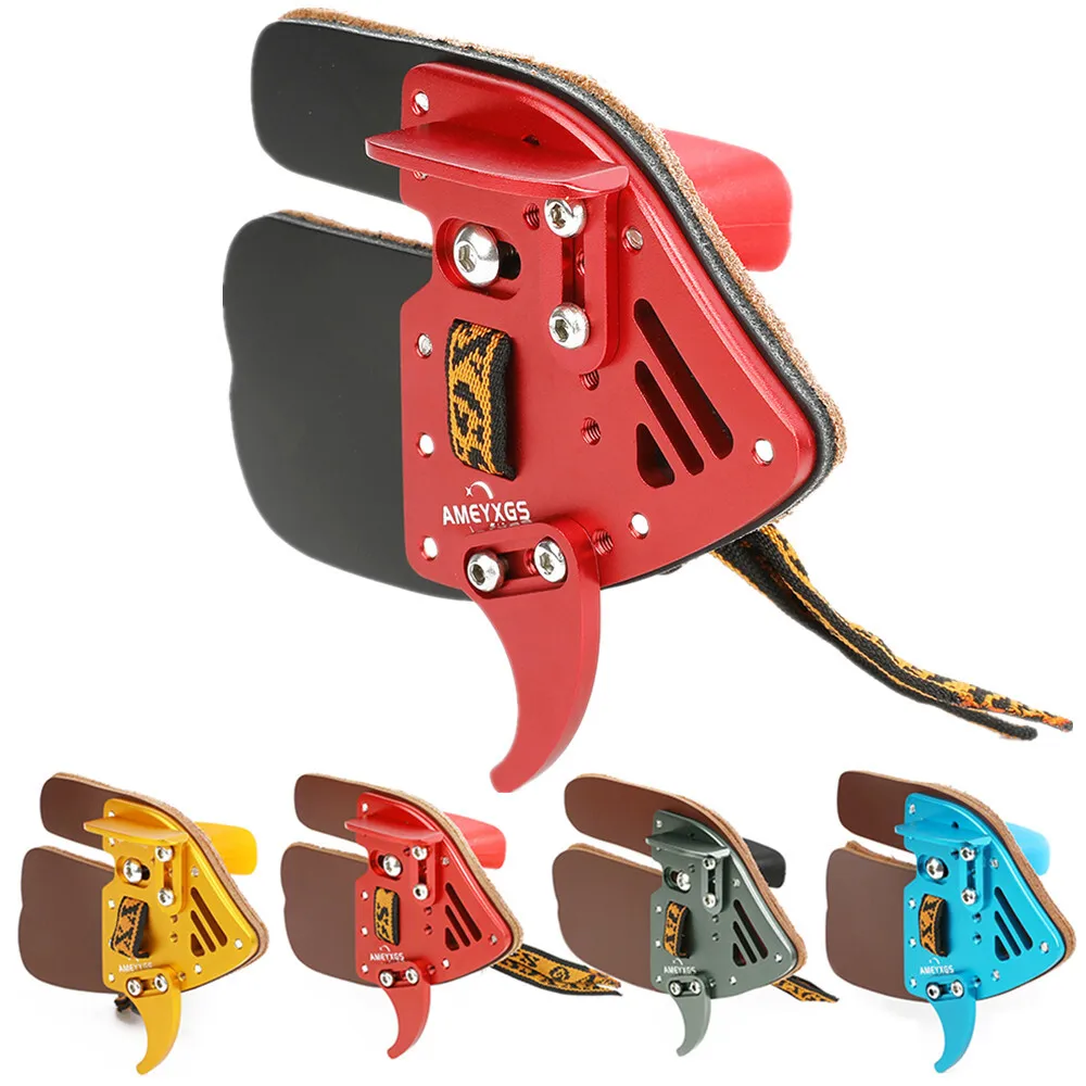 S/M/L/XL إصبع الحرس قوس منحني الرماية إصبع حماية التبويب اليد اليمنى Longbow القوس التقليدي الصيد الرماية واقية