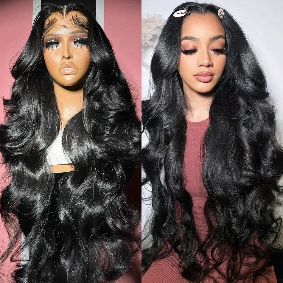 32 40 inch 250 Density Body Wave 13x6 Lace Front Wig Human Hair Pre Plucked Brazilian Human Hair 360 Lace Wig For Women