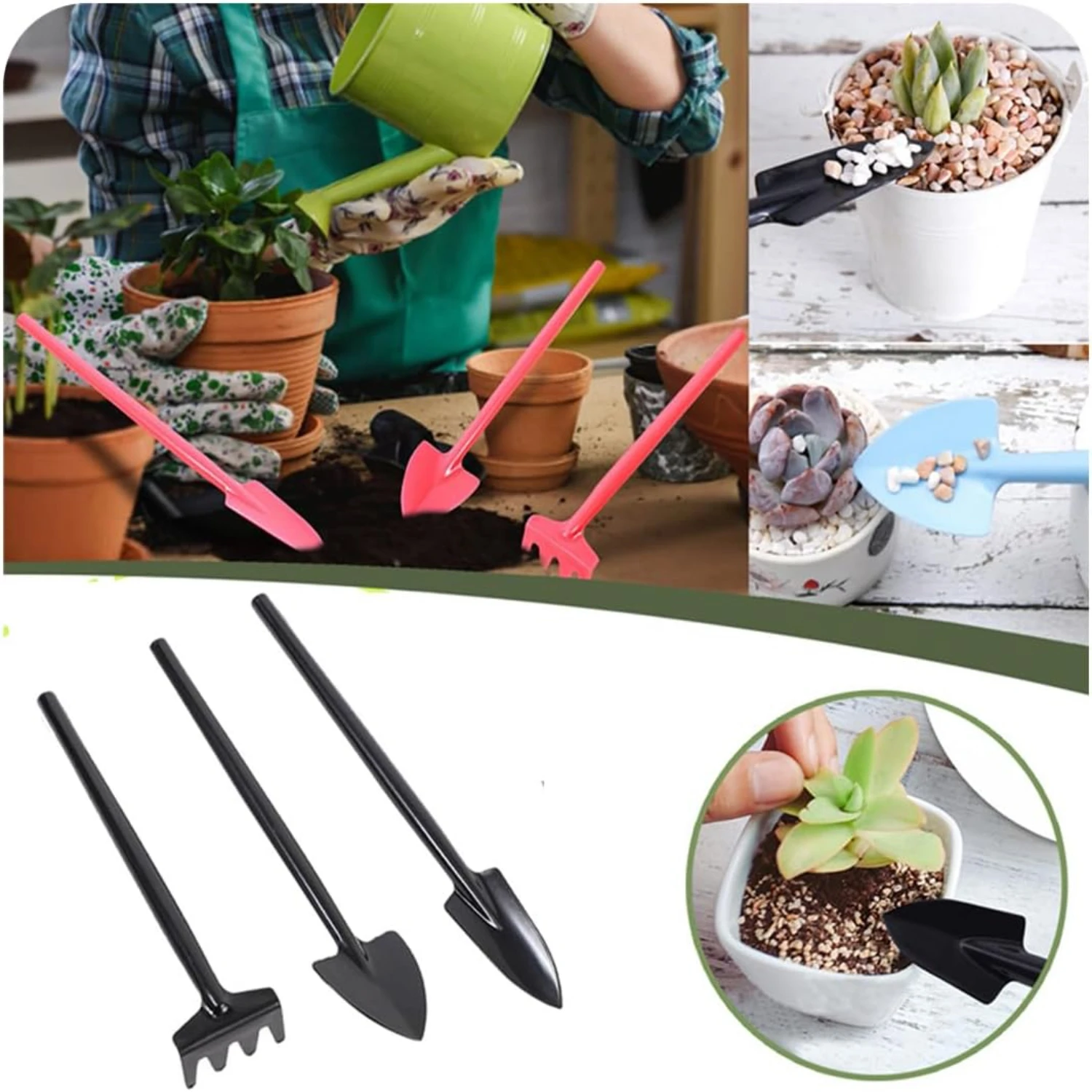 Boost efficiency and productivity with this high-quality, organized gardening tool set. Stay on top of your beautiful garden eff