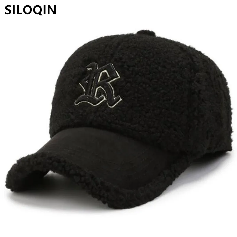 

Snapback Cap 2022 Winter Women's Hat Plush Thickening Warm Baseball Caps Fashion Embroidery Hip Hop Party Cap Free Shipping