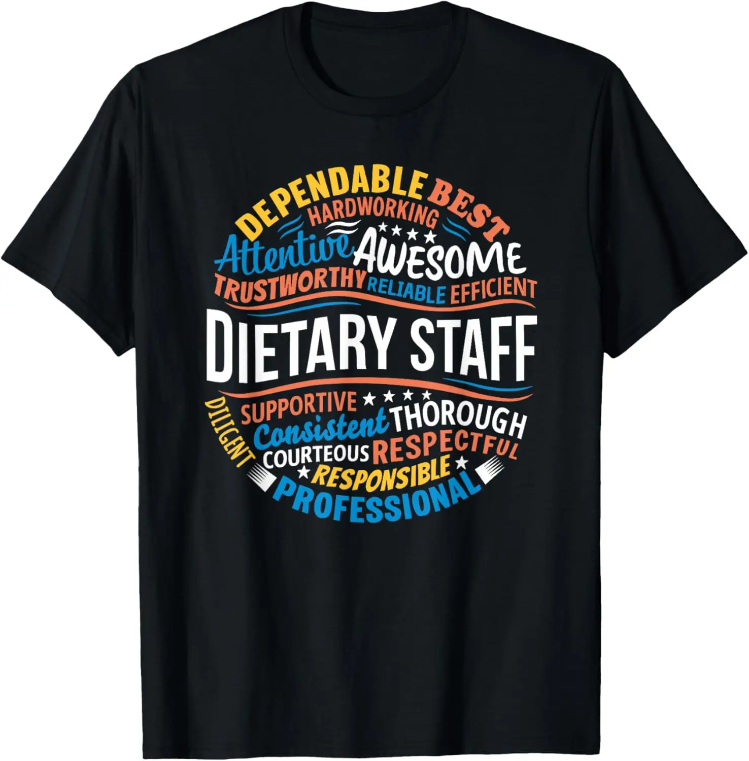 Dietary Appreciation Gifts Staff Food Service Dietary Week T-Shirt