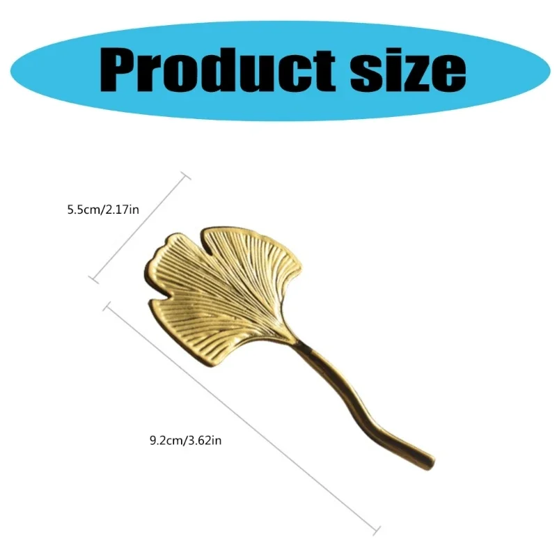 Elegant Stainless Steel Chopstick Rest Ginkgos Leaf Shaped Tableware Holder Cutlery Support Dining Table Accessories image 2