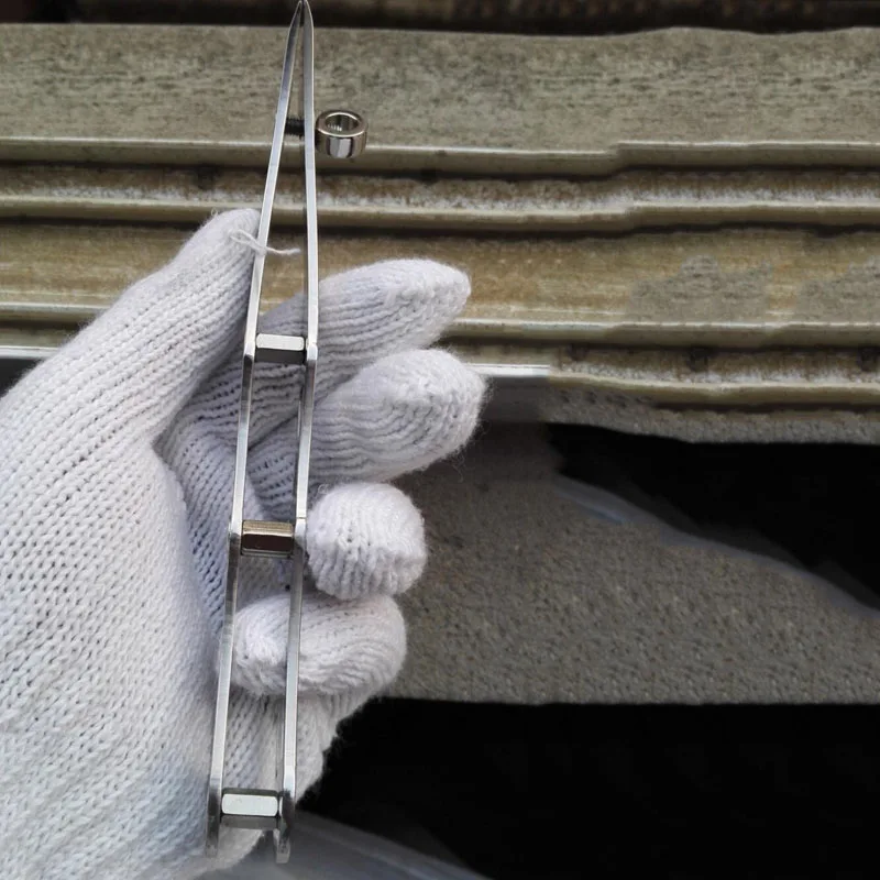 0–6 mm verstellbarer Lederrand-Rillreißer aus hochglanzpoliertem Edelstahl, handgefertigtes Lederhandwerk, Nähen, Crimpwerkzeug