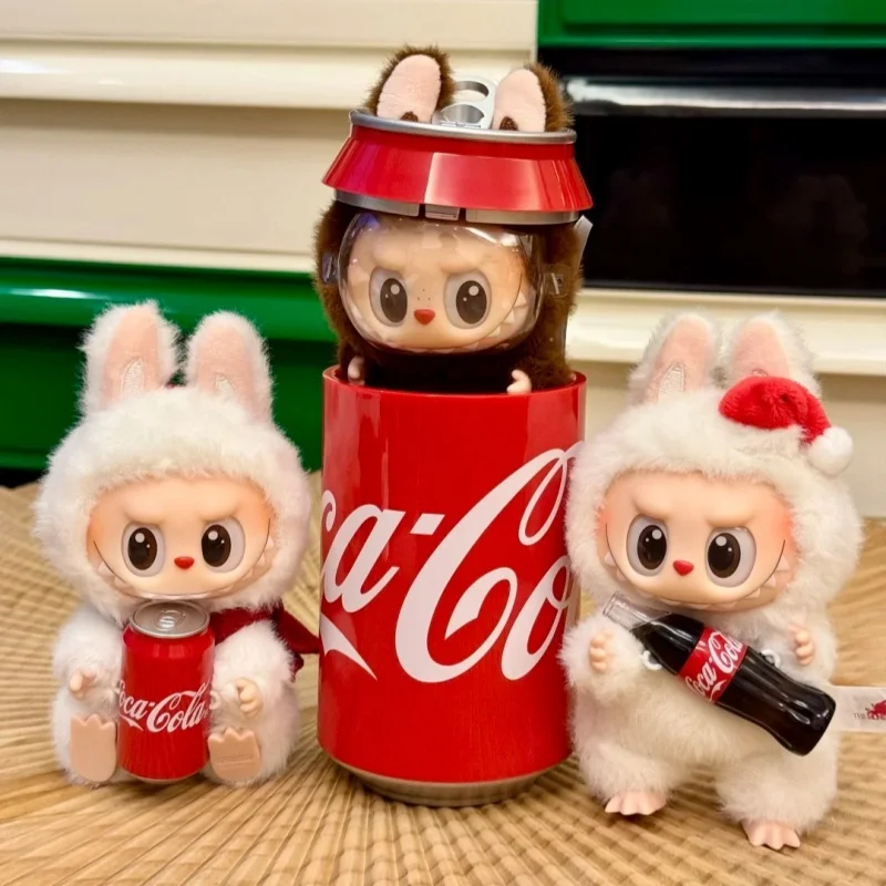 

Оригинальный POPMART LABUBU 3,0 Coca Cola, виниловый плюшевый кулон, слепая коробка, милые игрушки-лабу, коллекционные праздничные подарки-сюрпризы