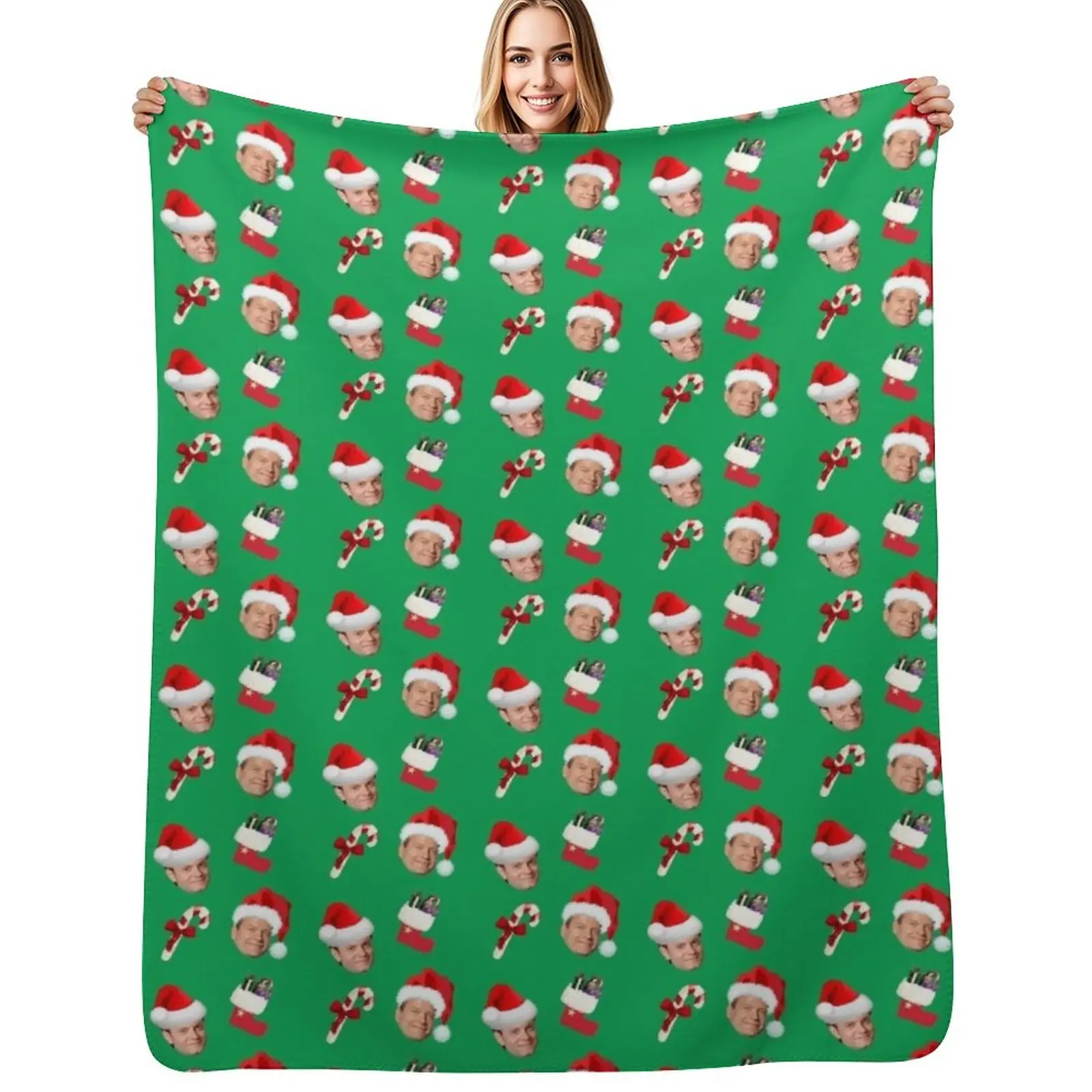 frasier & amp; niles christmas pattern Throw Blanket Summer Cool Breathable Blanket for Sleeping
