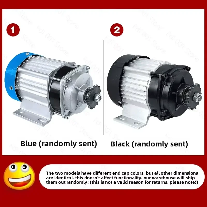 for Tricycle 60V 350W Brushless Gear Motor Kit with Controller Throttle Conversion