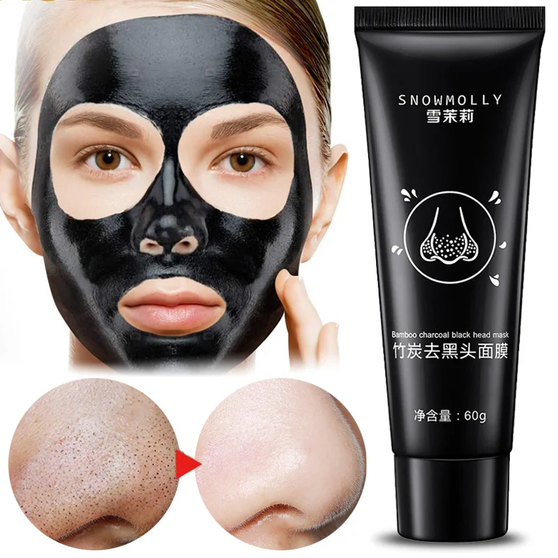 Blackhead Remover Face Mask Cream Oil-Control Nose Black Dots Peel Off Mask Acne Deep Cleansing Cosmetics for Women Skin Care