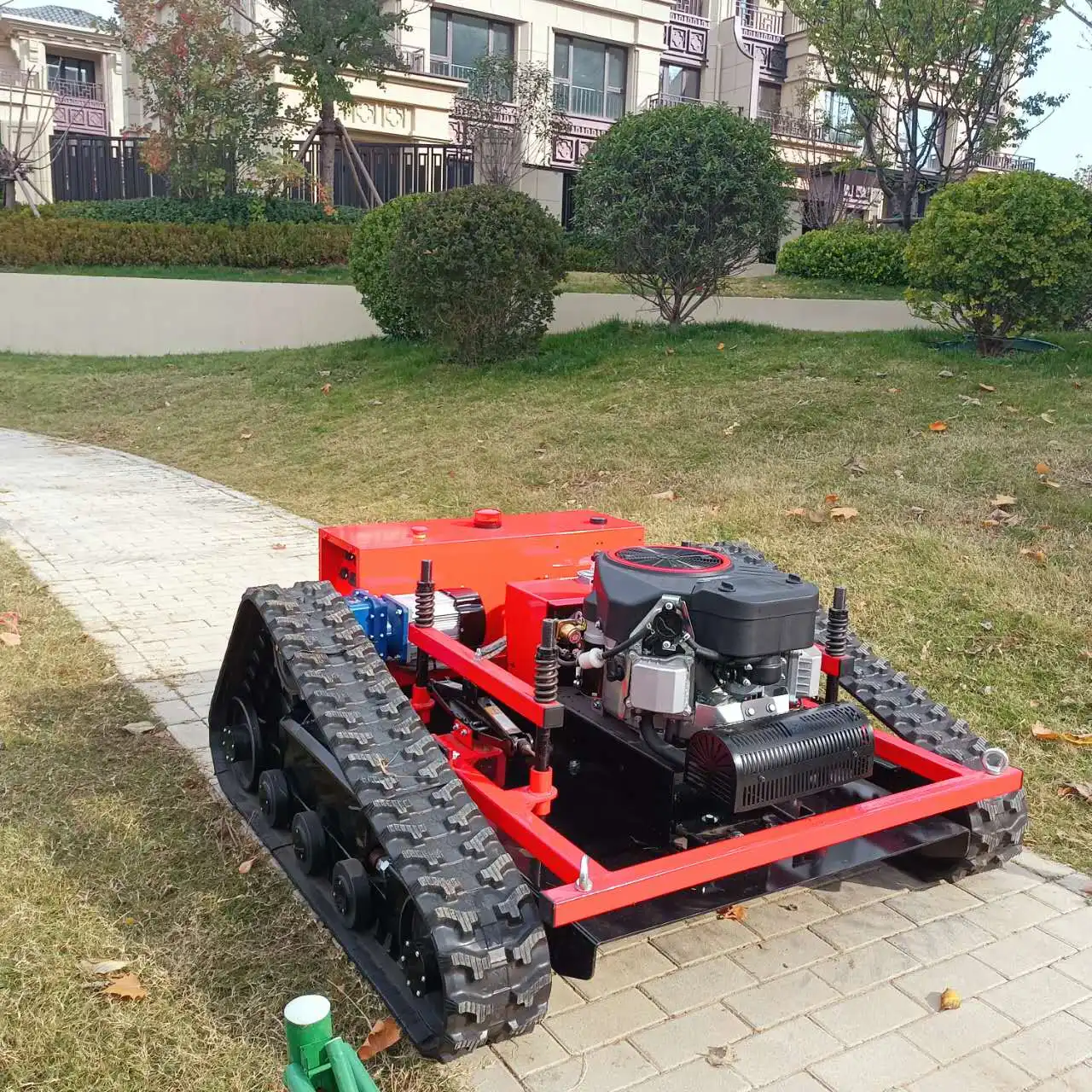 27HP super   powerful slope remote contril  crawler lawn mowing robot