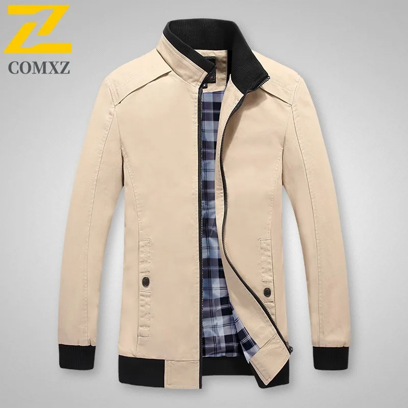 

COMXZ Breathable Windbreaker Coat Loose New Brand Luxury Outdoor Office Golf Business Lightweight Jackets Men Cloting Jacket